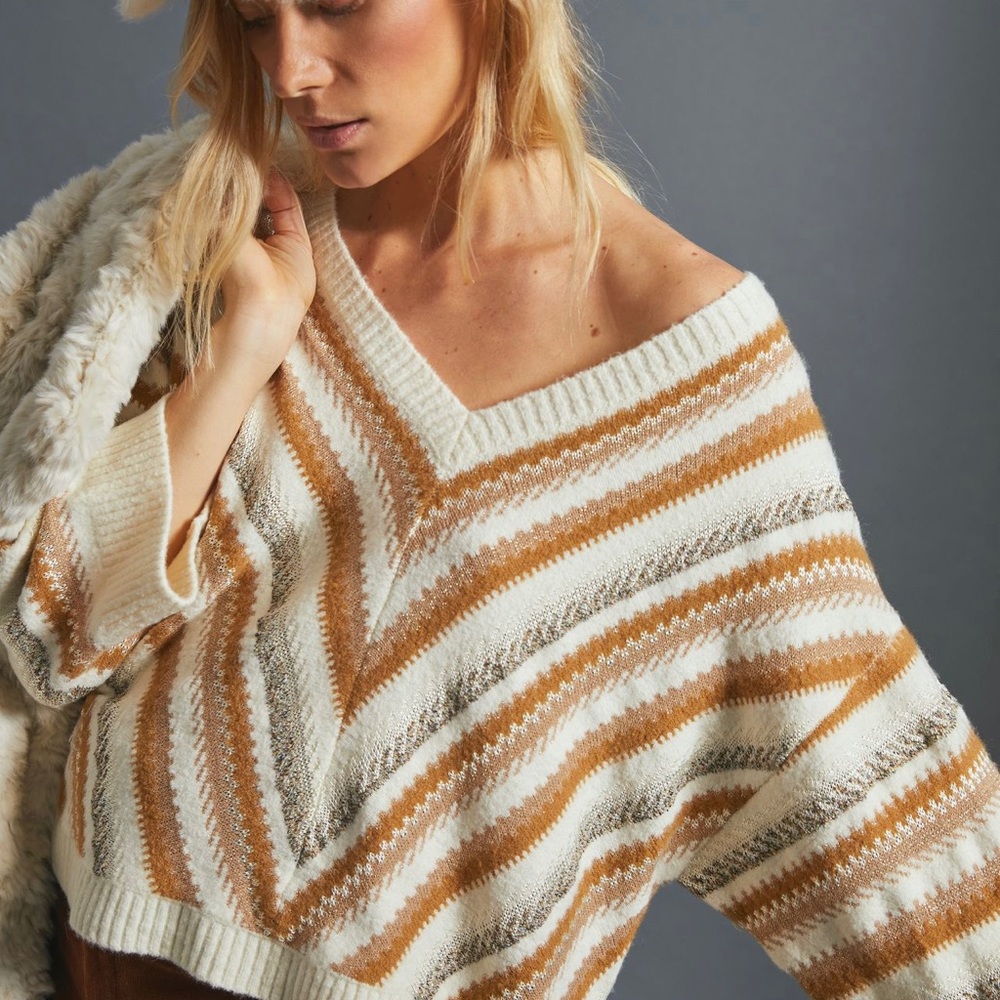 Anthropologie Luna Shimmer Sweater XS/S